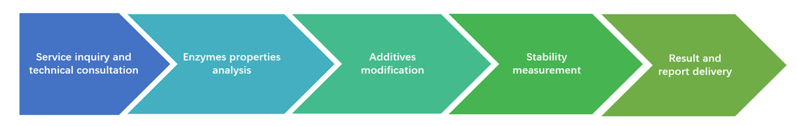 Enzyme Stabilization by Use of Additives workflow