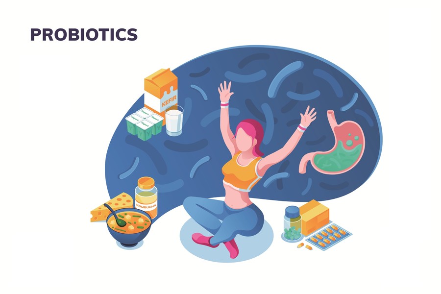 The combined use of digestive enzymes and probiotics may give better results.