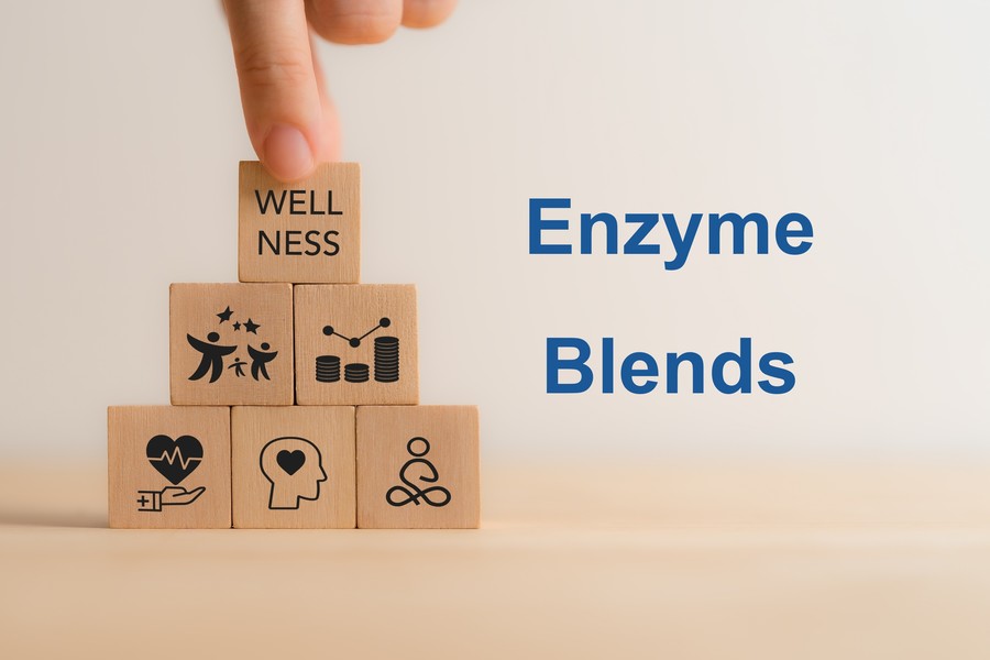 Enzyme blends play a role in overall human health and wellness.