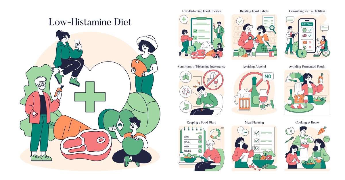 Low histamine diet.