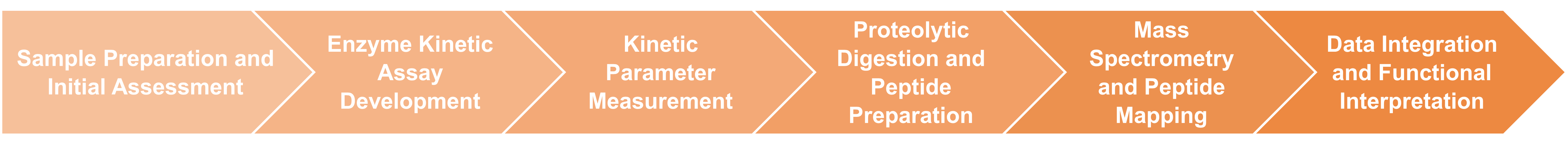 Workflow of kinetic analysis and sequencing service