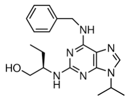 Chemical structure of Roscovitine.