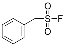 Chemical structure of benzylsulfonyl fluoride.