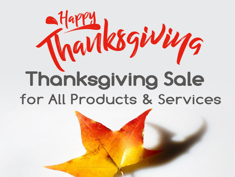 Thanksgiving Sale 2018